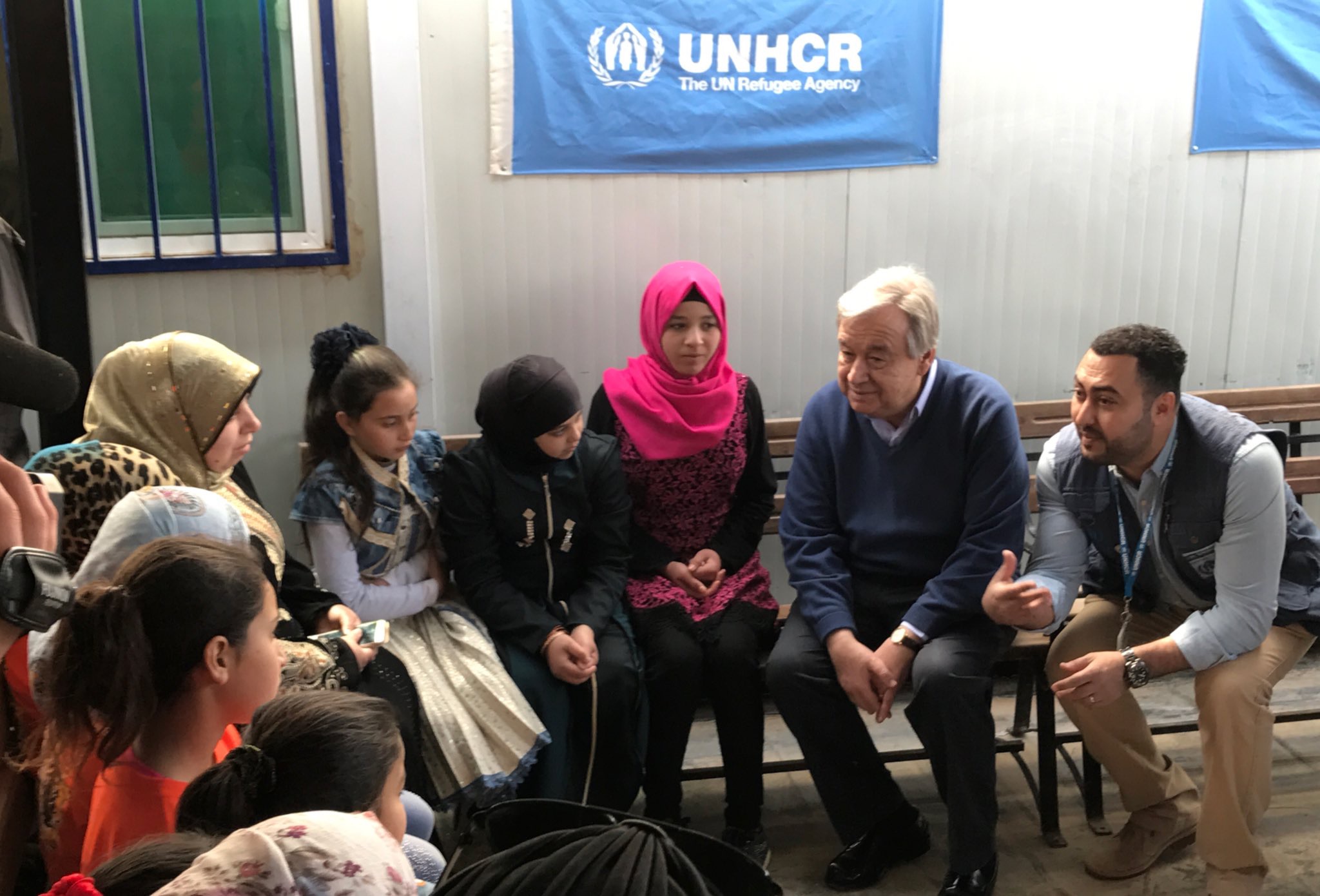 UN Secretary-General António Guterres Visits Za’atari Refugee Camp