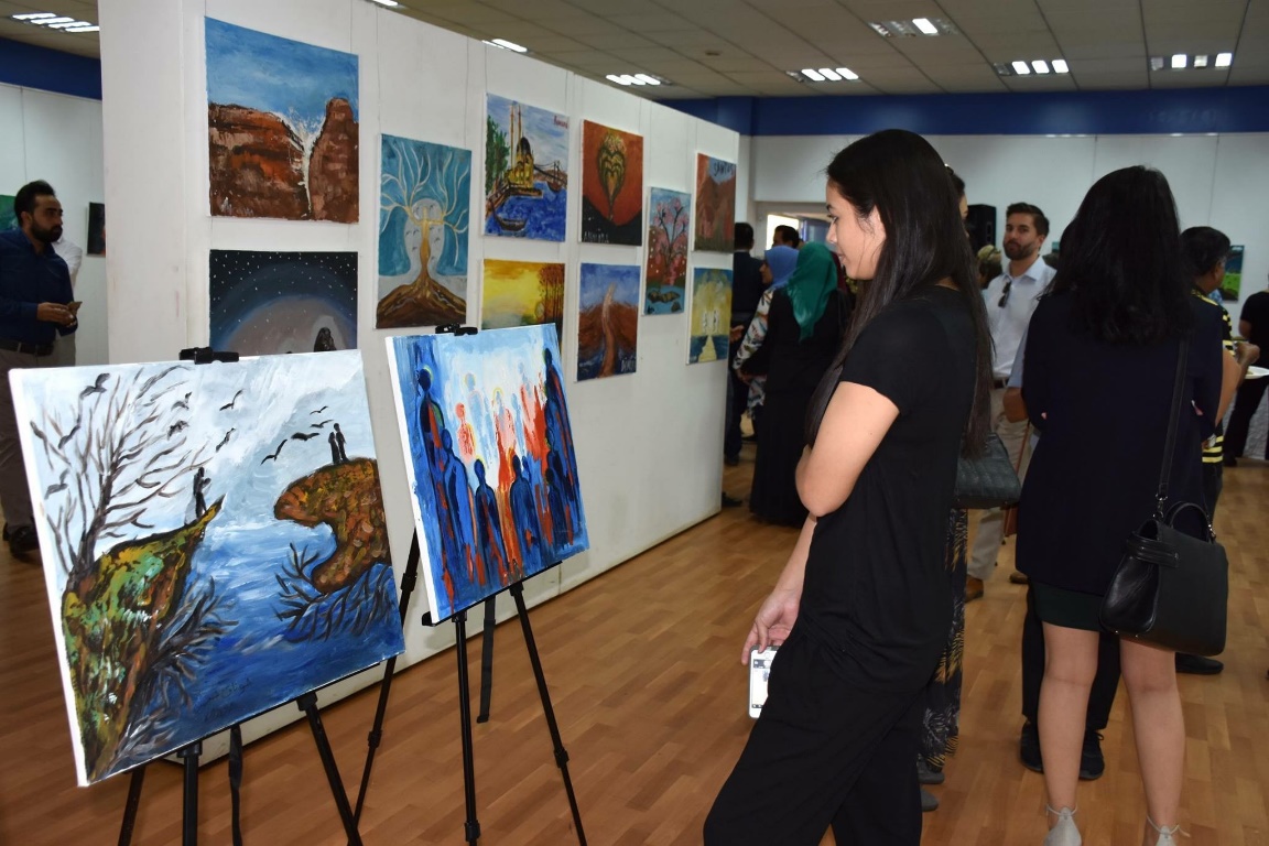 Community Cohesion in Duhok Program Hosts Peace through Art Exhibition