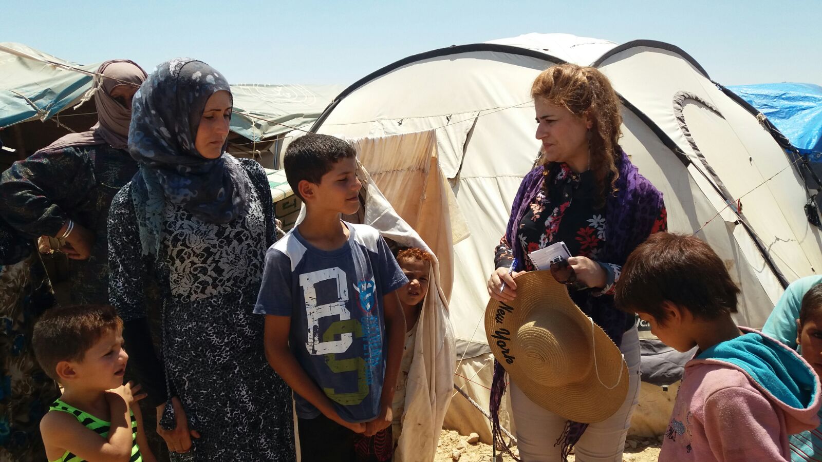 Blumont Team Improves Hygiene in Syrian Camp