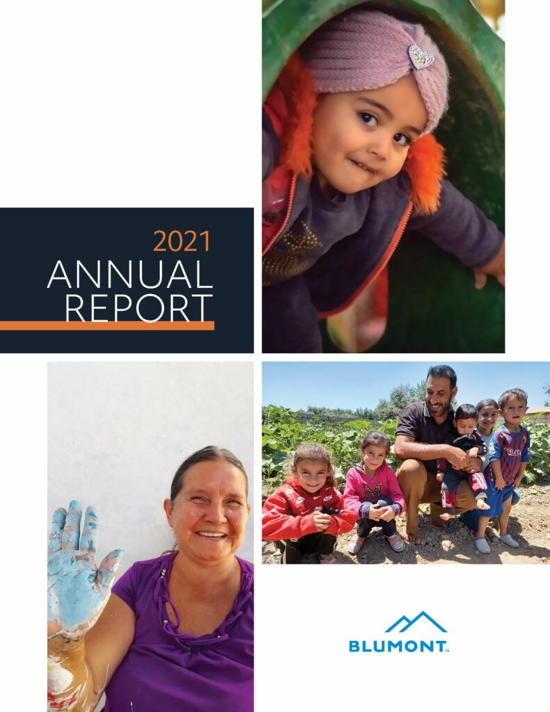 Blumont 2021 Annual Report cover