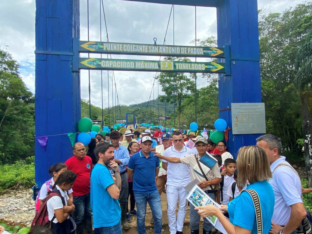 Bridge peace agreement Colombia